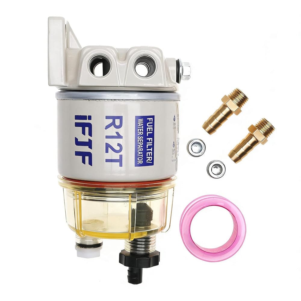 R12T Fuel Water Separator Combo Kit (Head + Element + Bowl)